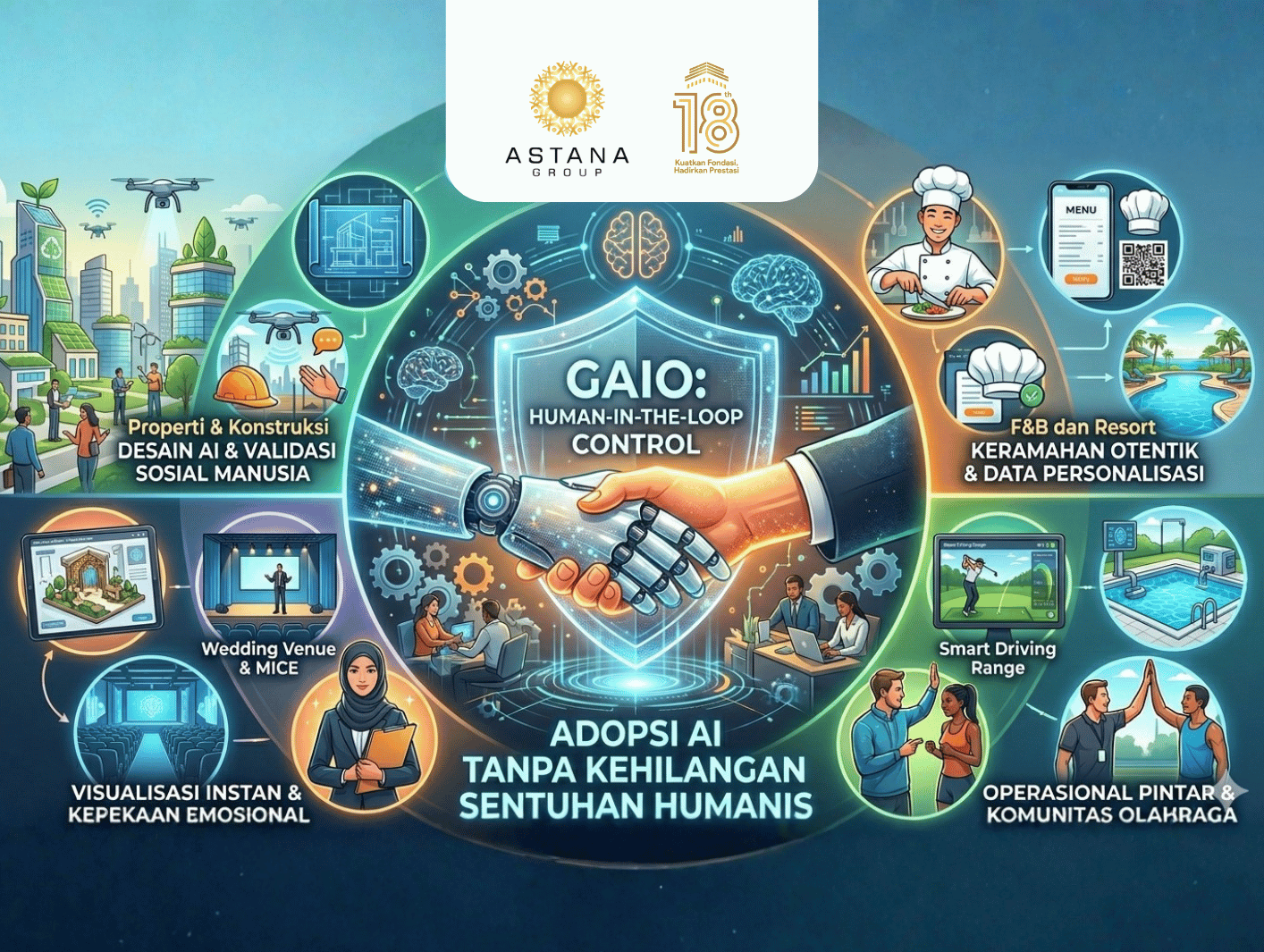 CEO Astana Group Raih Penghargaan TOP Leader on Human Capital 2024