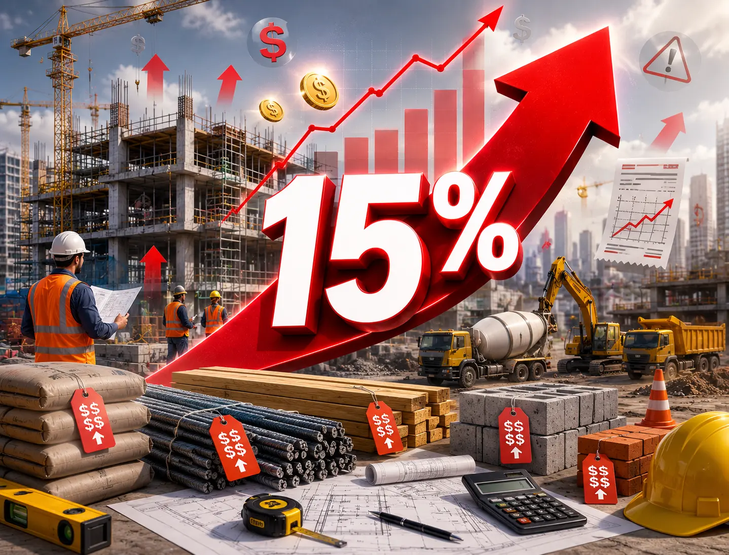 Biaya Konstruksi Naik 15%? Ini yang Harus Diketahui Sebelum Mulai Membangun